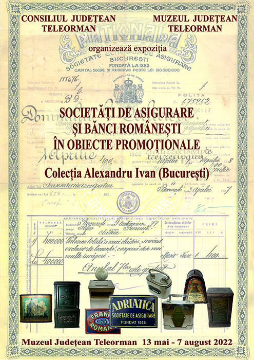 Colectia „Societăţi de asigurare şi bănci româneşti în obiecte promoţionale” la MJ Teleorman